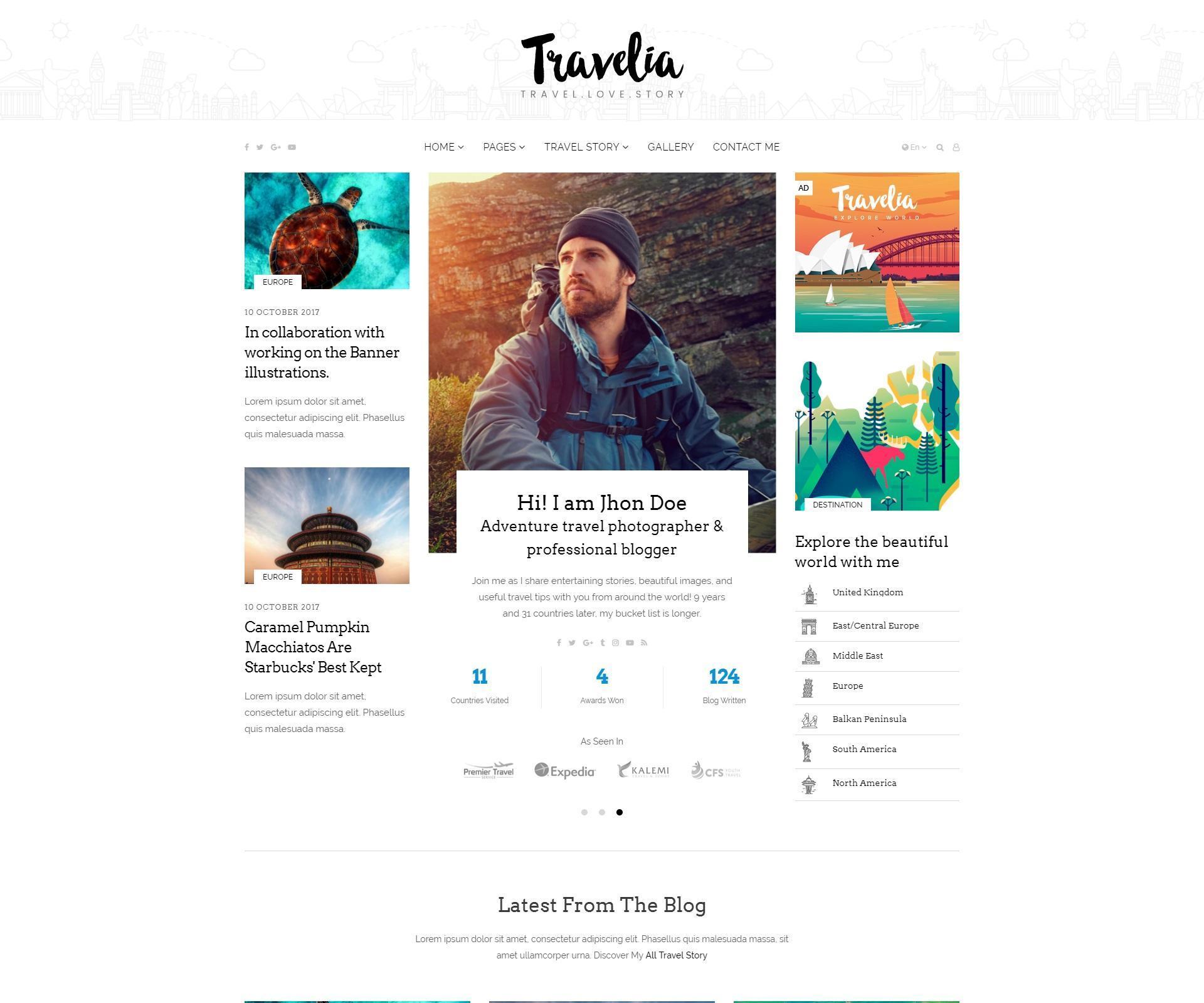 Template Travelia